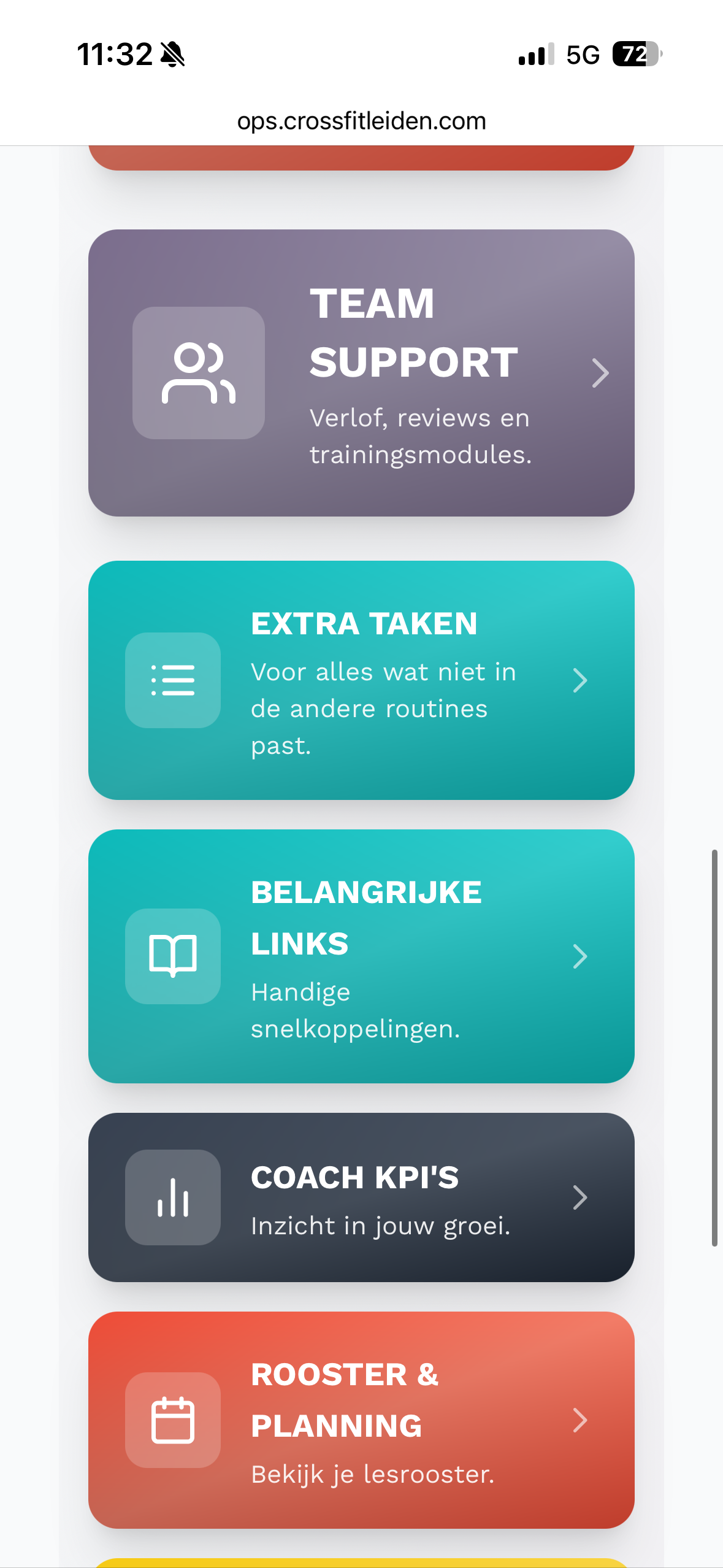 GymOps Pulse staff app met checklists en shift-handovers